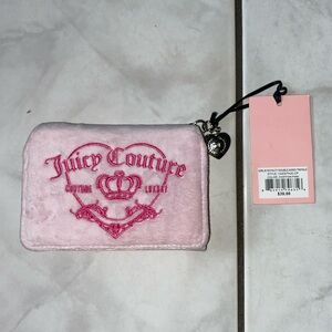 Juicy Couture Light Pink Velvet Wallet